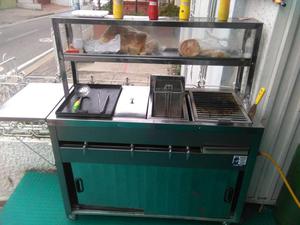 CARRO DE HAMBURGUESAS PERROS Y BARBACOA