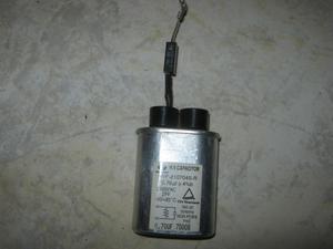 Capacitor de Alto Voltaje o Capacitor para Horno Microondas