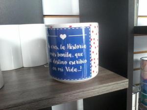 Mug Oreja Forma de Corazón Personalizado