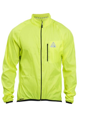 Chaqueta cortavientos Marca Zerie Amarilla Neon