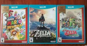 Wii U 2 Juegos Zelda Y Super Mario 3d