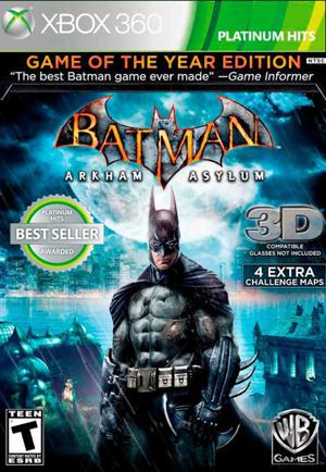 JUEGO XBOX 360 BATMAN ARKHAM ASYLUM ORIGINAL, SELLDO, BUEN