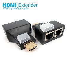 EXTENCION HDMI BY CAT 5E/6 CABLE