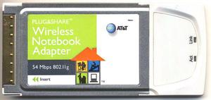 ATT PlugShare g Wireless Notebook Adapter