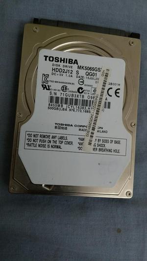 Disco Duro para Portatil Toshiba 500gb