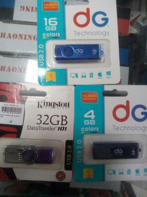 MEMORIAS USB 4GB,16 GB, 32GB