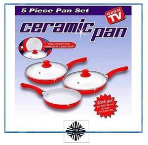 Sartenes En Ceramic Pan Originales Del Tv 5 Piezas
