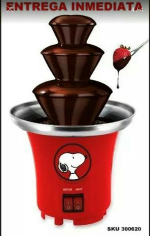 Fuente de Chocolate Snoopy Planeta Rojo