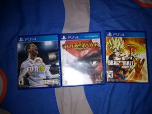 3 Juegos de Ps4 en Excelente Estado