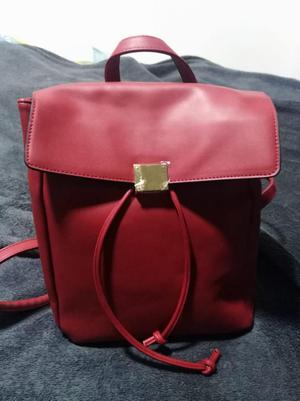 Bolso morral Rojo