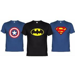 Camisetas personalizadas super heroes