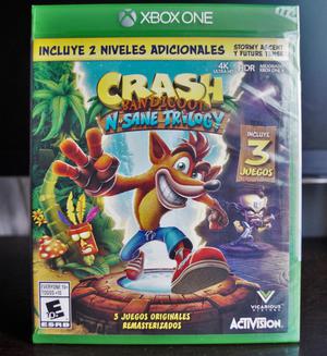Crash Bandicoot N. Sane Trilogy Xbox One Nuevo Sellado