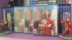 Fifa 18 Nuevos Sellados Playstation 4