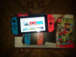 Nintendo Switch Mario Odisey, Caja