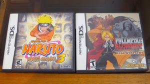 Pack / Combo Juegos Nintendo DS NDS: Naruto y FullMetal