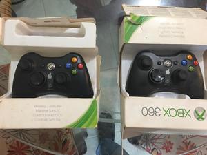2 controles Xbox 360
