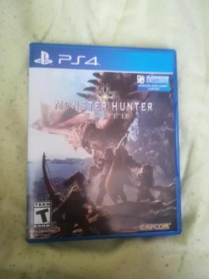 Monster Hunter World Ps4