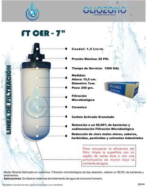 Filtro Repuesto Purificador De Agua en Cerámica 7
