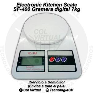 Gramera digital cocina 7kg Electronic Kitchen Scale SF400