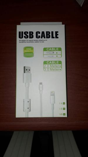 Cable Usb 3mts