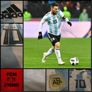 Camiseta Local Selección Argentina  Mundial Messi