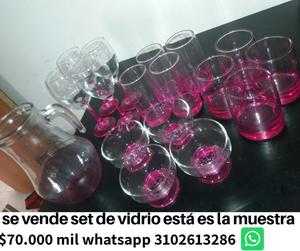 Se Vende Set de Vidrio