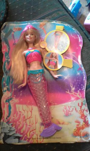 Barbie Sirena Matel Nueva de Pilas Hoy