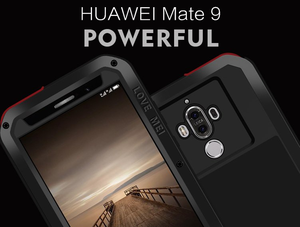 Estuche Hibrido Antigolpes Love Mei Powerful Huawei Mate 9 l