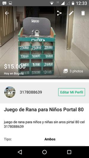 Juego de Rana para Niños Portal 80