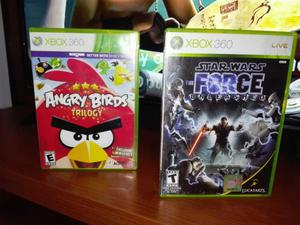 2 Juegos xbox 360 !!! originales ANGRY BIRDS y STARS WARS