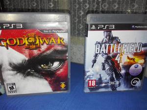 Combo juegos PS3 !! GOD OF WAR 3 y BATTLEFIELD 4 !!