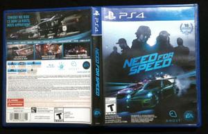 Need For Speed para Ps4 Como Nuevo