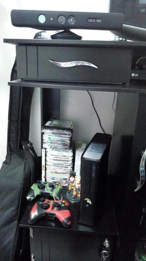Xbox 360 Slim, Kinect, 2 Controles, Melo