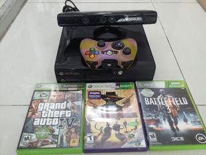 Xbox 360 Un Control 3 Juegos Y Kinet