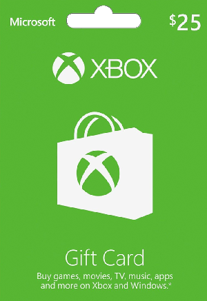 codigo tarejta de regalo Xbox 25 USD