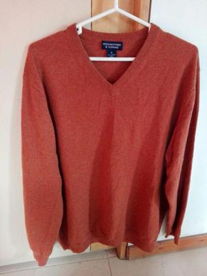 BUSO HOMBRE, CASHMERE, ORIGINAL, NUEVA, TALLA L, COLOR OCRE,