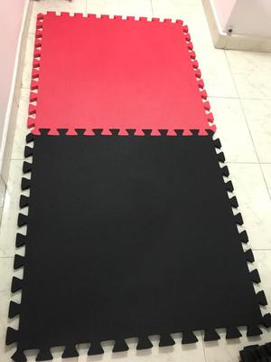 Tatami Negro Y Rojo.