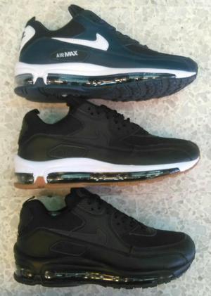 Zapatillas Nike Airmax 90 colores oscuros hombre