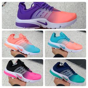 Zapatillas Nike Presto Mujer 5 Colores C