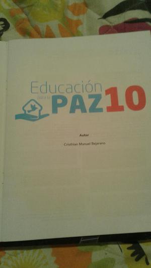 Libro Educacion para La Paz 10