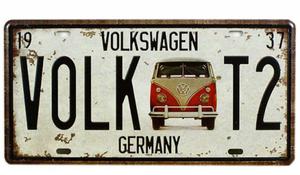 Placas De Coleccion VW Combi Wolkswagen