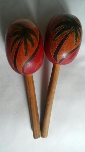 Practicas Maracas de Madera