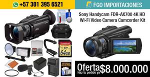 Sony Handycam FDRAXK HD WiFi Video Camera Camcorder Kit