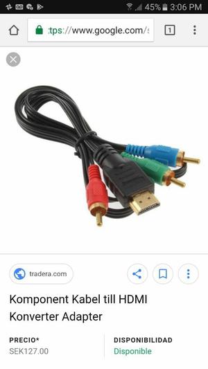 Vendo Cable Hdmi Y Conectores