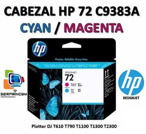 CABEZAL 72 HP CIAN MAGENTA HP PLOTTER T, T610, T,