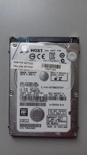 Disco de portátil 500 gb HGST