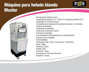 Máquina de helado suave, marca INSSA