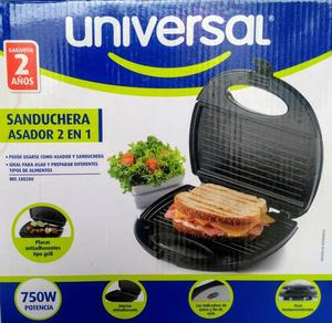 Sandwichera Asador 2 en 1 Marca Universal NUEVO