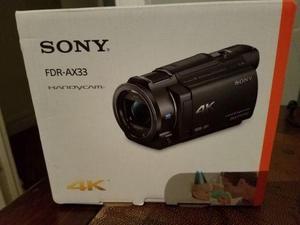 Sony Fdrax33 Handycam Videocámara 4k 20.6mp Wifi 10x