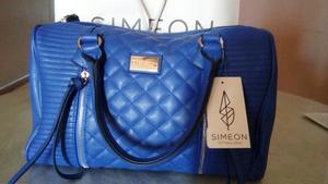 Bolso Simeon Color Azul Remato